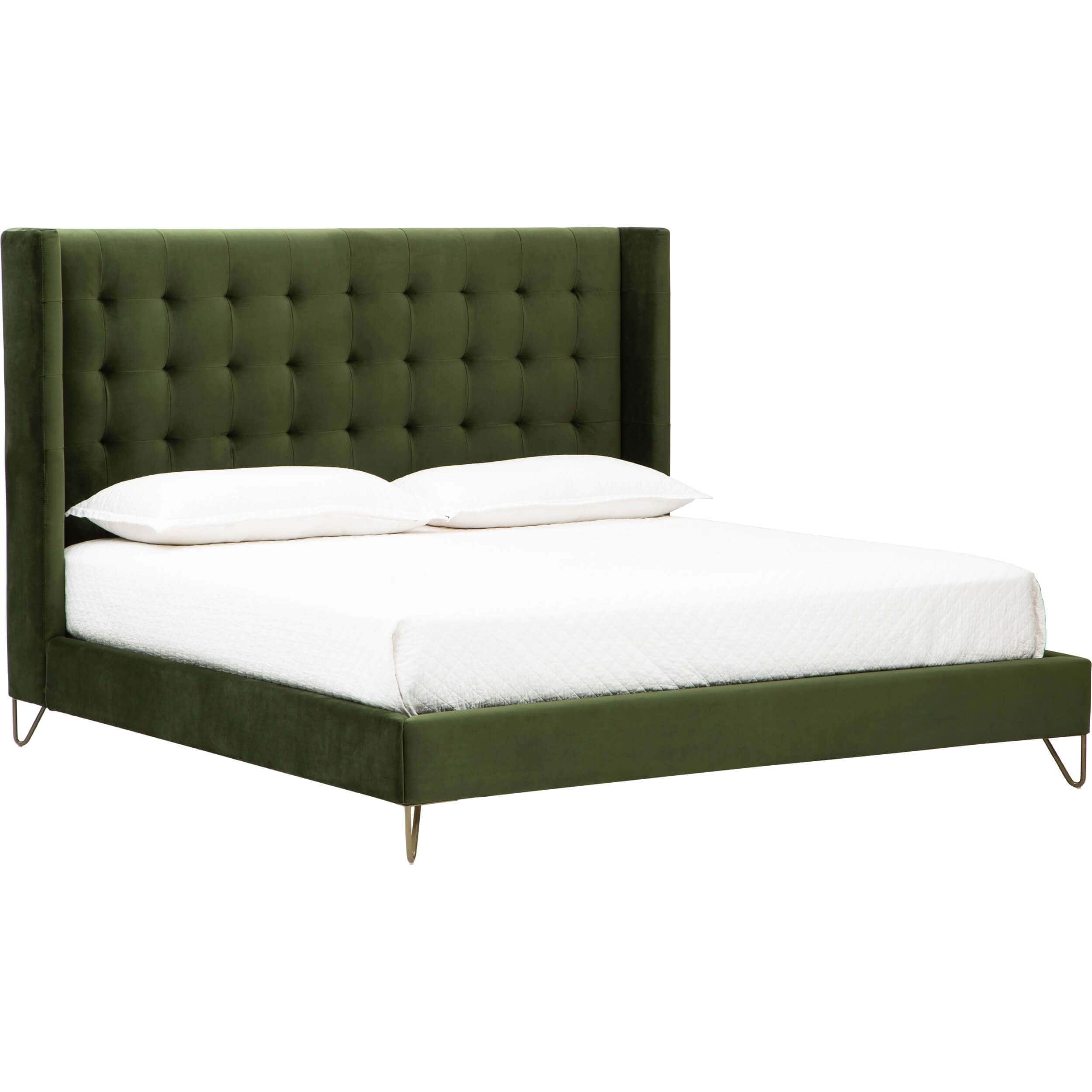Image of Stephen King Bed, Moss Green