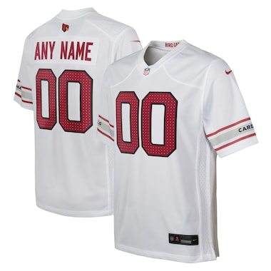 Youth Nike White Custom Game Jersey