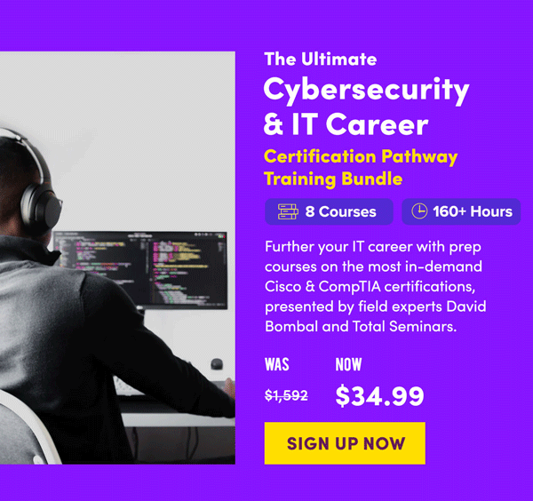 Cybersecurity & IT Career Certification Pathway Training Bundle | Sign Up Now