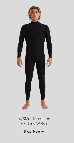 4/3mm Marathon Sessions Chest Zip Wetsuit