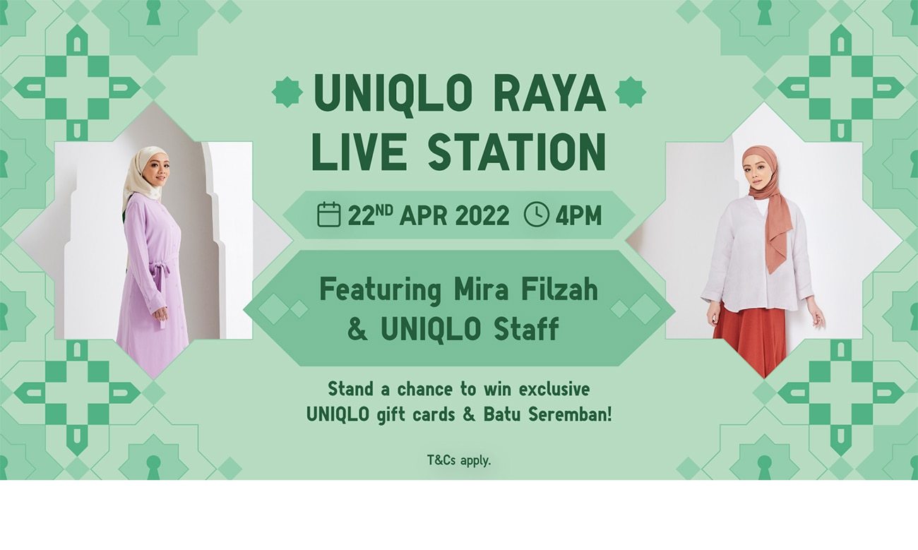 UNIQLO Raya Live Banner