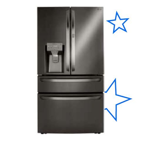 LG 30 cu. ft. Smart Refrigerator with Craft Ice™ Maker