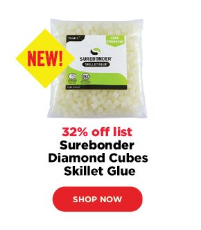 NEW! Surebonder Diamond Cubes Skillet Glue - 32% off list