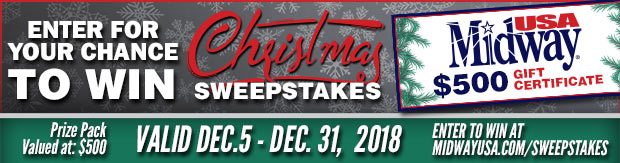 Enter to Win MidwayUSA's Christmas Sweepstakes