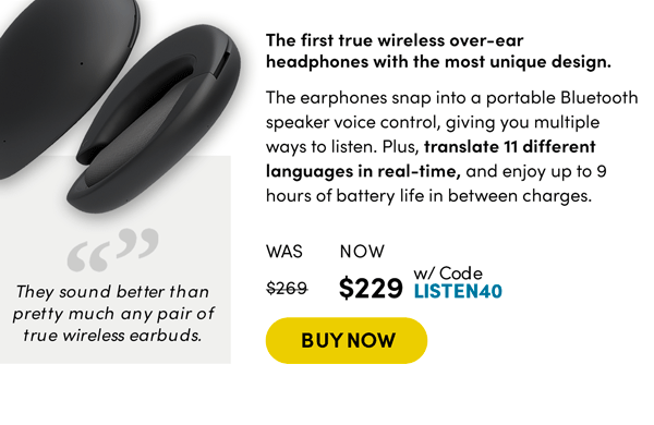 Gadget Of The Week - Human Headphones True Wireless Over-Ear Headphones | Buy Now