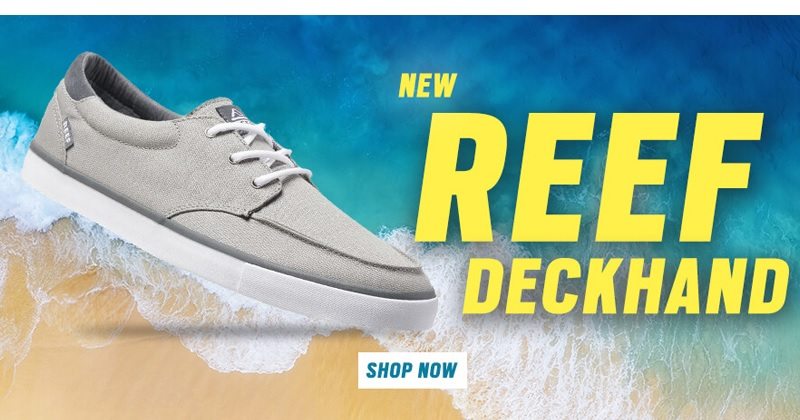 The new Reef Deckhand Men's Casual Shoe