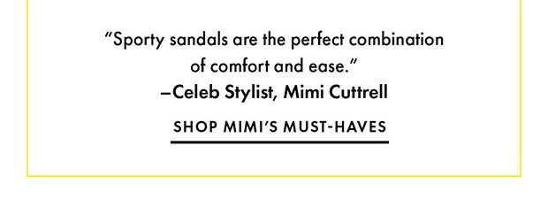 SHOP MIMI's MUST-HAVES