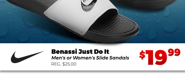 Nike Benassi Just Do It Men's or Women's Slide Sandals