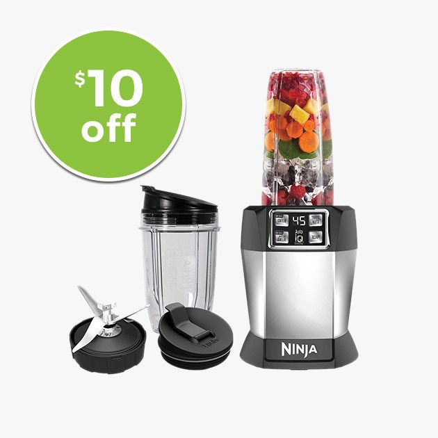 Nutri Ninja® 8-Piece One-Touch Intelligence Extractor Blender Set with Auto-iQ™ - 10dollars off