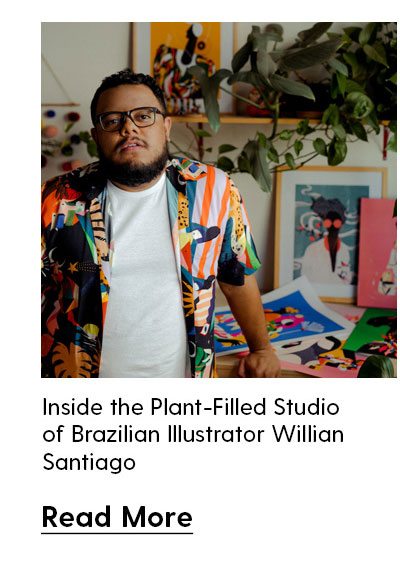 Inside the Plant-filled studio of brazilian illustrator william santiago