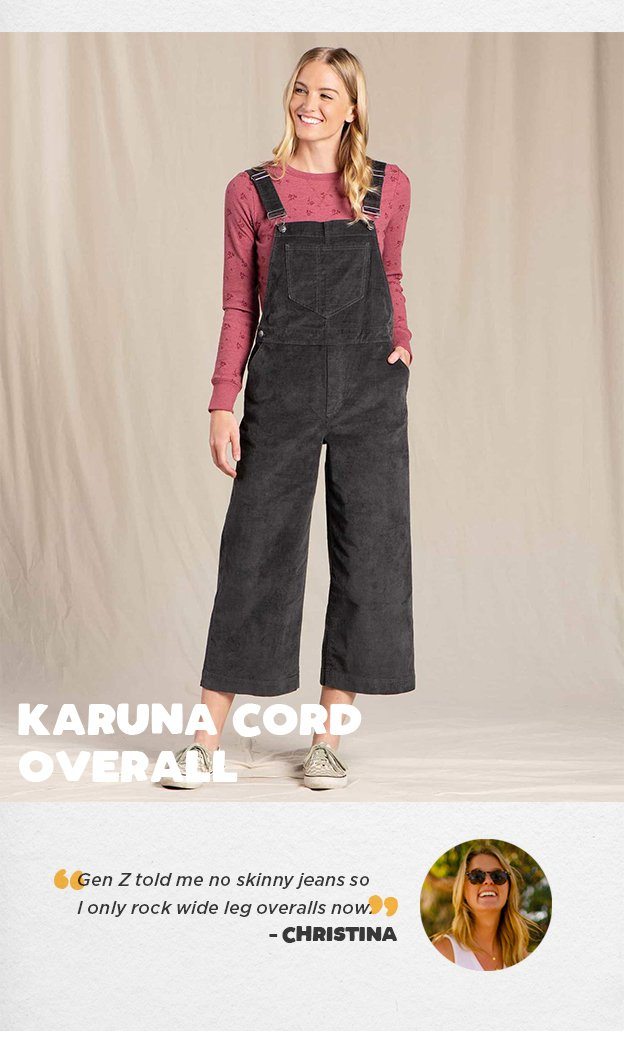 Christina's Pick: Karuna Cord Wide Leg Overall
