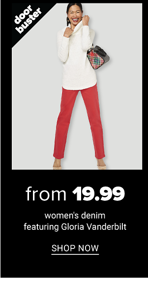 black friday leak DB From $19.99 and up women's denim featuring Gloria Vanderbilt - Shop Now