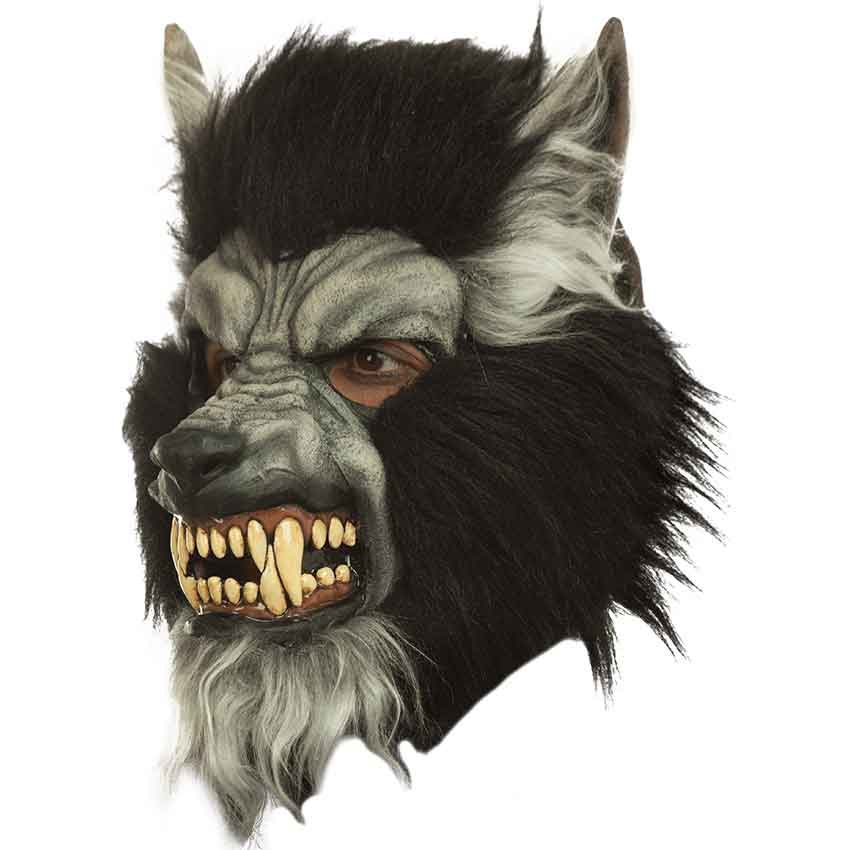 Image of Gray Howling Wolf Mask