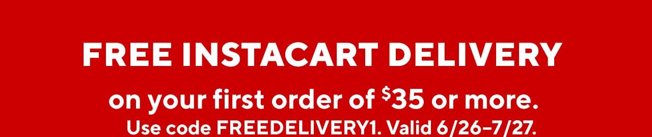 Free Instacart Delivery