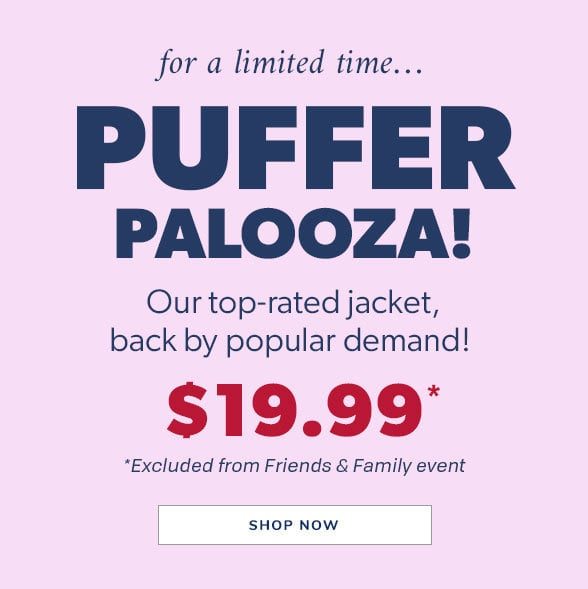 $19.99 Puffer Jackets