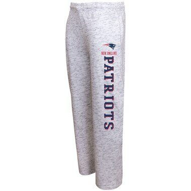 Concepts Sport New England Patriots Heathered Gray Alley Space Dye Pants