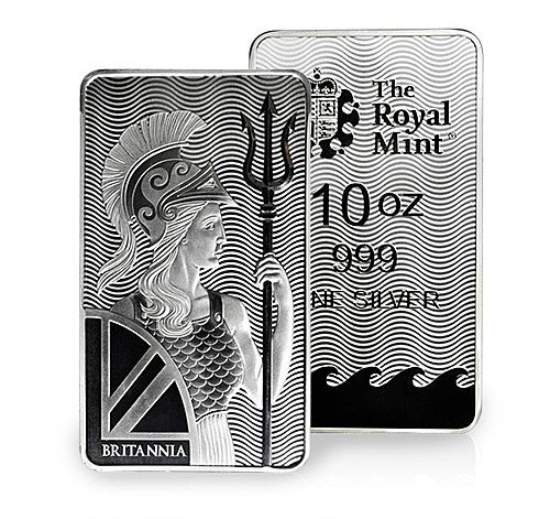 10 oz Britannia Silver Bar