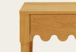 Riley Scallop Nightstand/Side Table