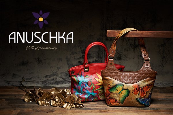 anuschka bags on evine