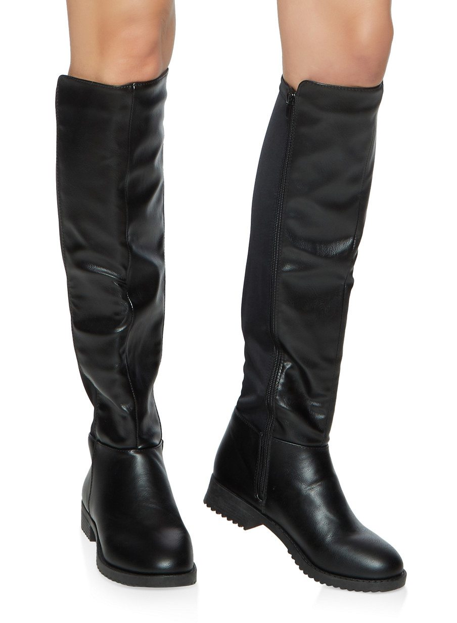 Side Zip Tall Boots