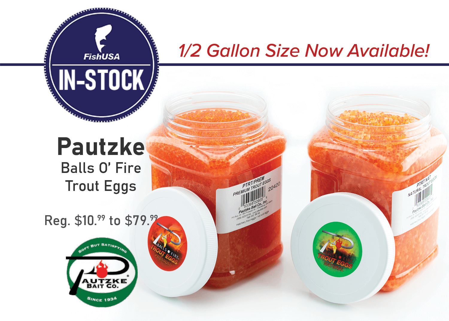 Pautzke Balls O'Fire Trout Eggs