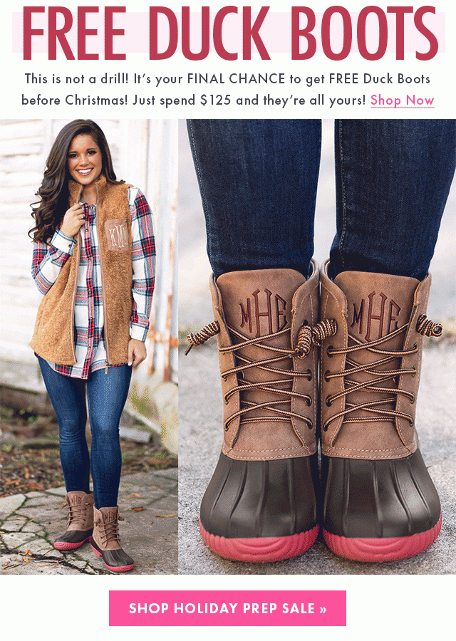 free duck boots