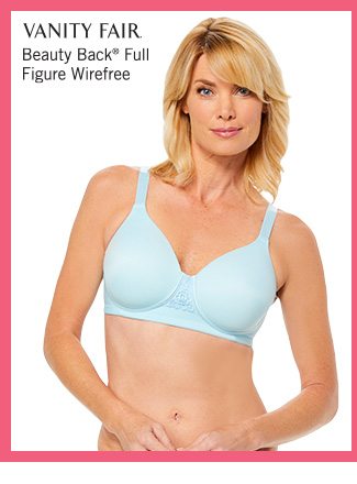 Shop Vanity Fair Beauty Back Full Figure Wirefree