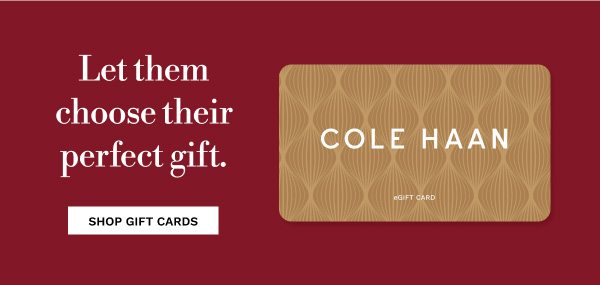 SHOP GIFT CARDS