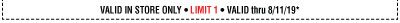limit 1 per transaction