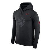 Men's Nike Black Army Black Knights Rivalry Lion Therma Pullover Hoodie