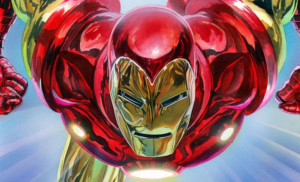 The Invincible Iron Man Fine Art Lithograph (Alex Ross)