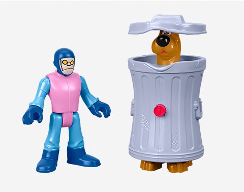 Imaginext® Scooby-Doo™ Hiding Scooby™ & Funland™ Robot Figures