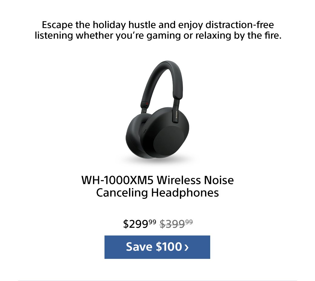 WH-1000XM5 Wireless Noise Canceling Headphones