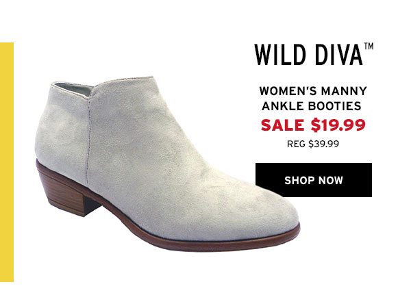 Wild Diva Women's Manny Ankle Booties - Click to Shop Now