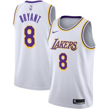 Kobe Bryant Los Angeles Lakers Nike Swingman Jersey White – Association Edition