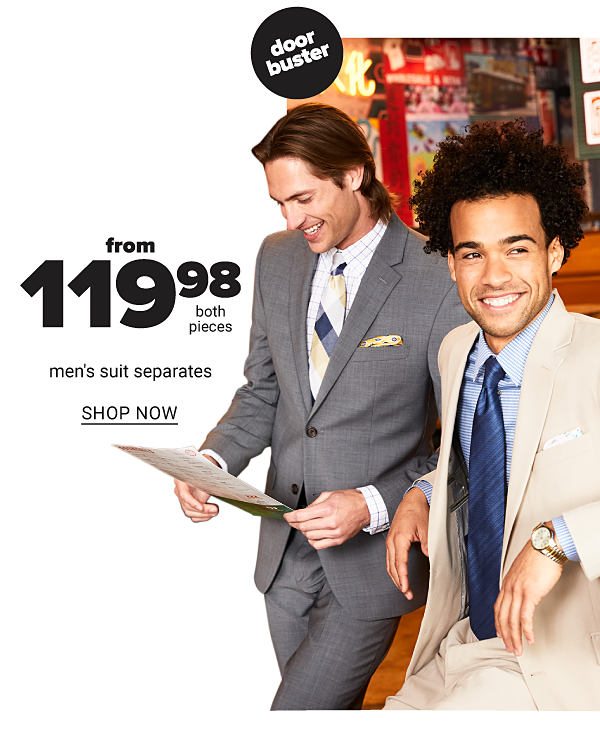 From 119.98 Both Pieces Men's Suit Seperates - Shop Now