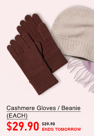 PDP2 - CASHMERE GLOVES/BEANIE