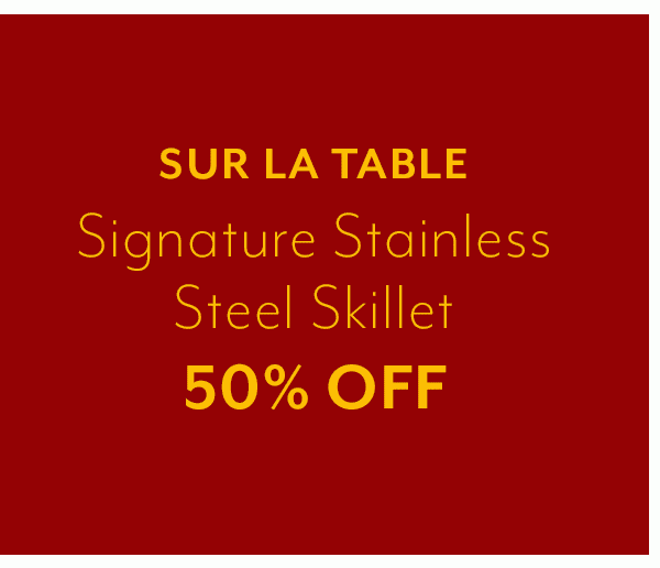 Sur La Table Signature Stainless Steel Skillet