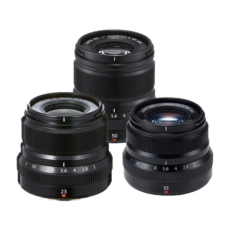 Fujifilm XF WR Prime Lenses