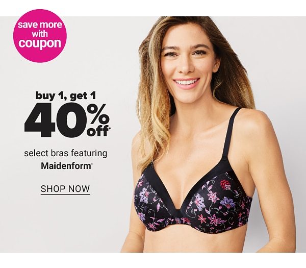 Buy one get one 40% off bras featuring Maidenform - Shop Now