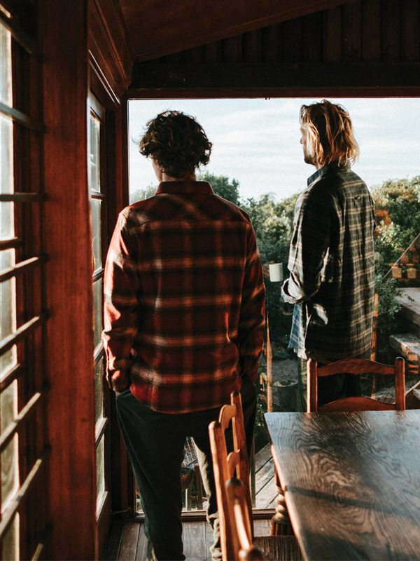 Owen and Matt in J-Bay, South Africa