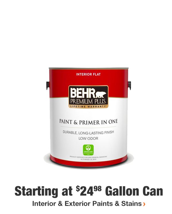 Starting at $24.98 Gallon Can