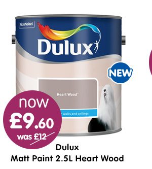 Dulux Matt Paint 2.5L - Heart Wood