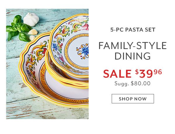 Floreale 5-PC Pasta Set