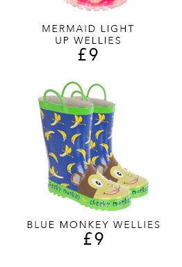 Blue Monkey wellies