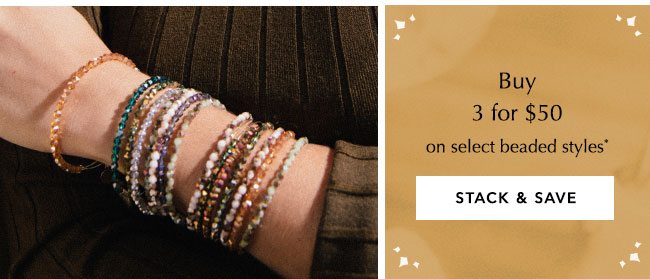 Shop 3 for $50 beads.