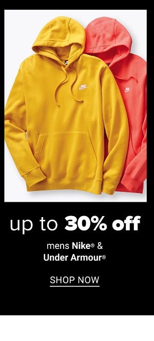 Up to 25% off Men's Nike & Under Armour - Shop Now