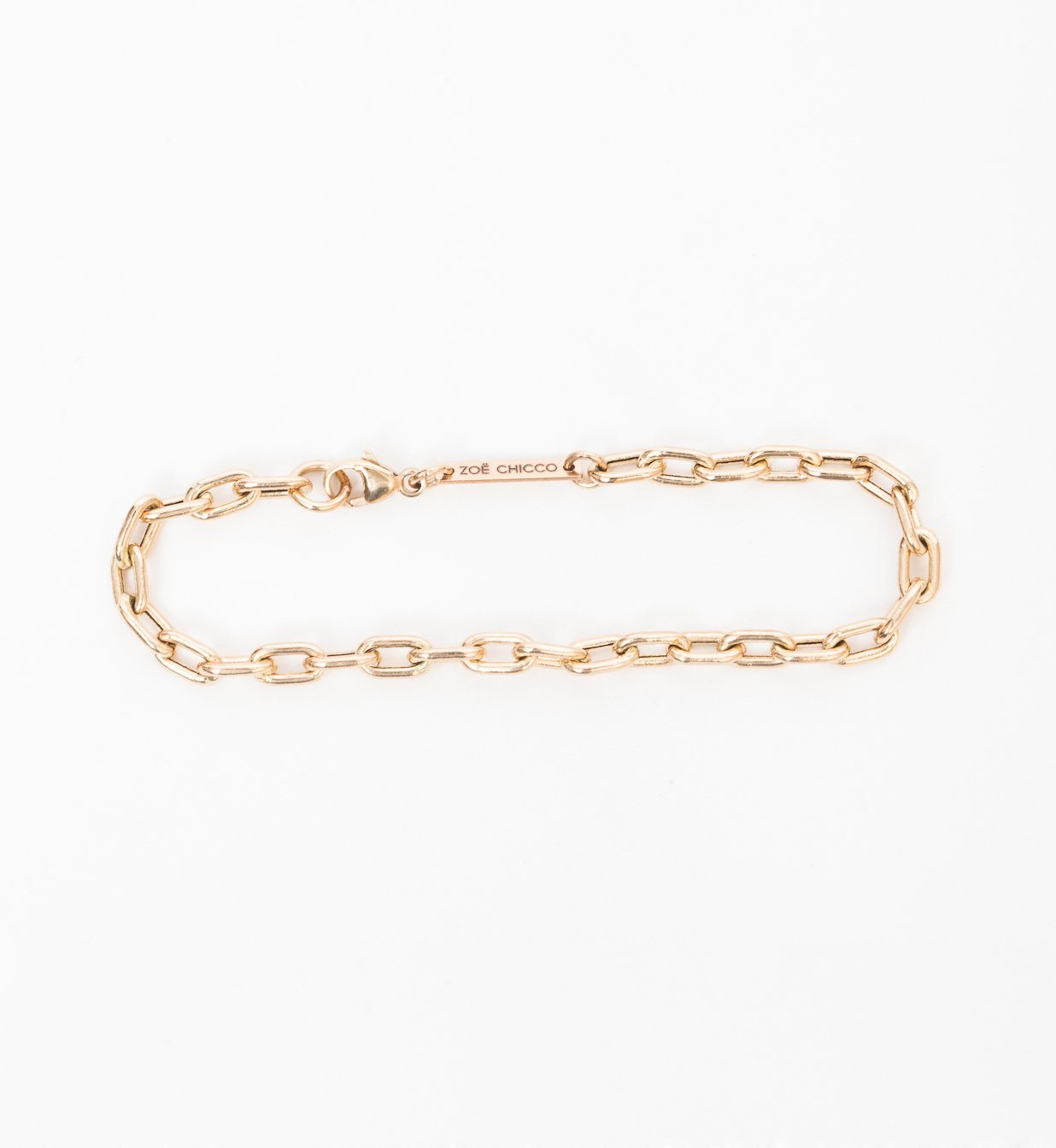 Large Square Oval Chain Bracelet