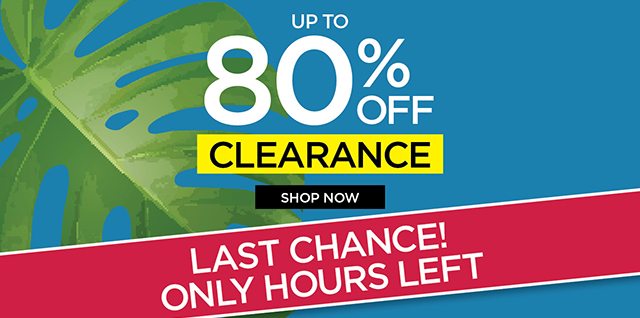 Up to 80% Off Clearance