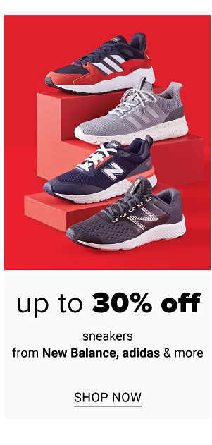 Up to 30% Off Sneakers feat. New Balance, Adidas, & more - Shop Now